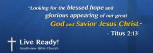 Southview Bible Church Banner